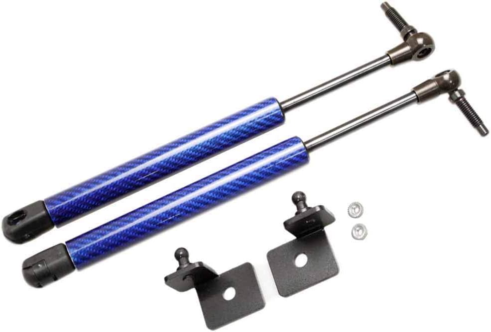 Damper Modify Front Hood Bonnet Gas Struts for Ford Ranger 2012 2013 2014 2015 2016 Shock Absorber Car Parts Accessories Gift 1 Sets (Ordinary Black)