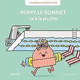bonnet chouette adulte  LES BIDULES CHOUETTES - ROMY LE BONNET VA À LA PISCINE