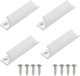 Balkontürgriff Außen,4 PCS Terrassentürgriff Außen Aluminiumlegierungs-Balkontürgriff Terrassentürgriff mit Edelstahlschrauben für Fenster Schiebetüren Schränke und Fliegengitter