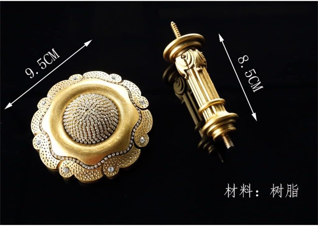 FMURY Classical Curtain Hook Curtain Button Hook Wall Hook Curtain Hook Circle Measuring Curtain Hook(E)