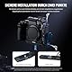 NEEWER LUMIX S5 II X Halbkäfig für Panasonic S5 II/S5 II X G9 II Kamera, Video Rig mit HDMI Kabelklemme, NATO Schiene, 1/4 3/8 Gewinde, Arca Grundplatte Kompatibel mit DJI RS2 RSC2 RS3 PRO, CA056