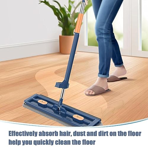 Fini le mal de dos avec ce balai plat rotatif 360 pour sol stratifié et carrelage