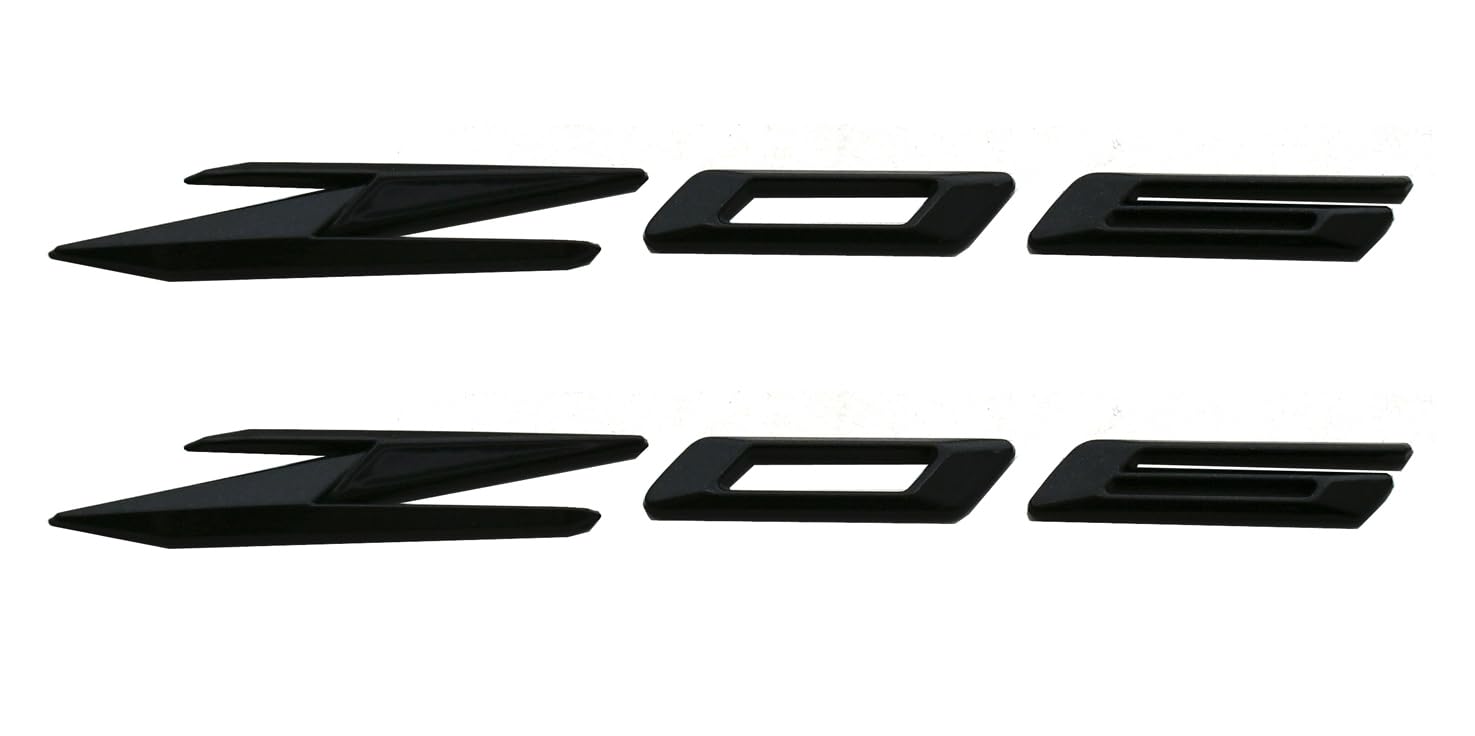 Amazon.com: 2Pcs New C8 Z06 Emblems Side Car Badge Replacement for 2020 ...