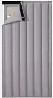 Cortina de porta com isolamento térmico, tela de cobertura de entrada de inverno, cobertor à prova de som, cortinas de privacidade, tapeçaria à prova de vento à prova d'água, proteção quente e fria,