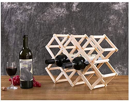 Soporte para botellas de vino RUVOO de madera para 10 botellas miniatura 6