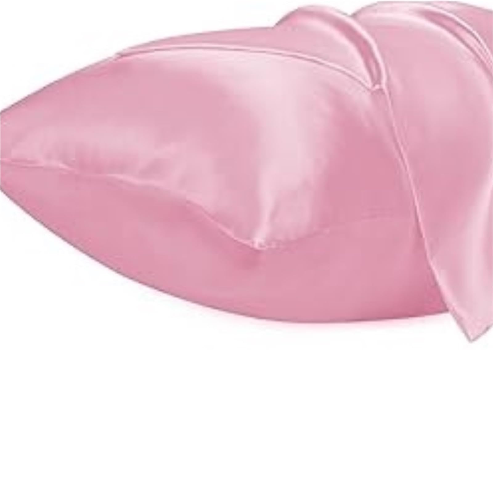 Silk pillowcase 1PC Satin Pillowcase For Hair Silk Pillow Cases For Skin Silky Soft Covers(Pink,50x66cm)