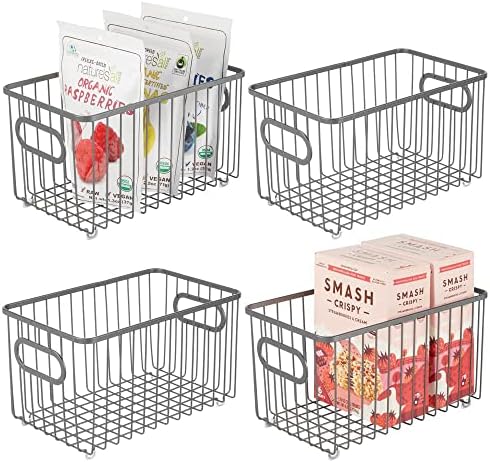 2 Cestini Sospesi Sotto Ripiano QILZO - Portaoggetti Per Cucina E Armadi, Nero 36x22x11.5cm, Metallico - Foto 14