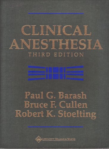 Clinical Anesthesia 0397514824 Book Cover