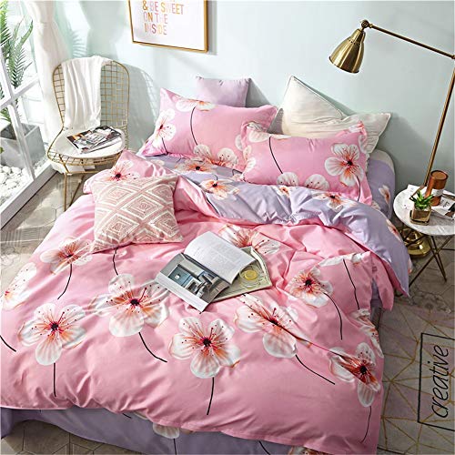 Housse de couette Rose Flamingo Solstice ensemble de literie 3/4 pcs Roi
