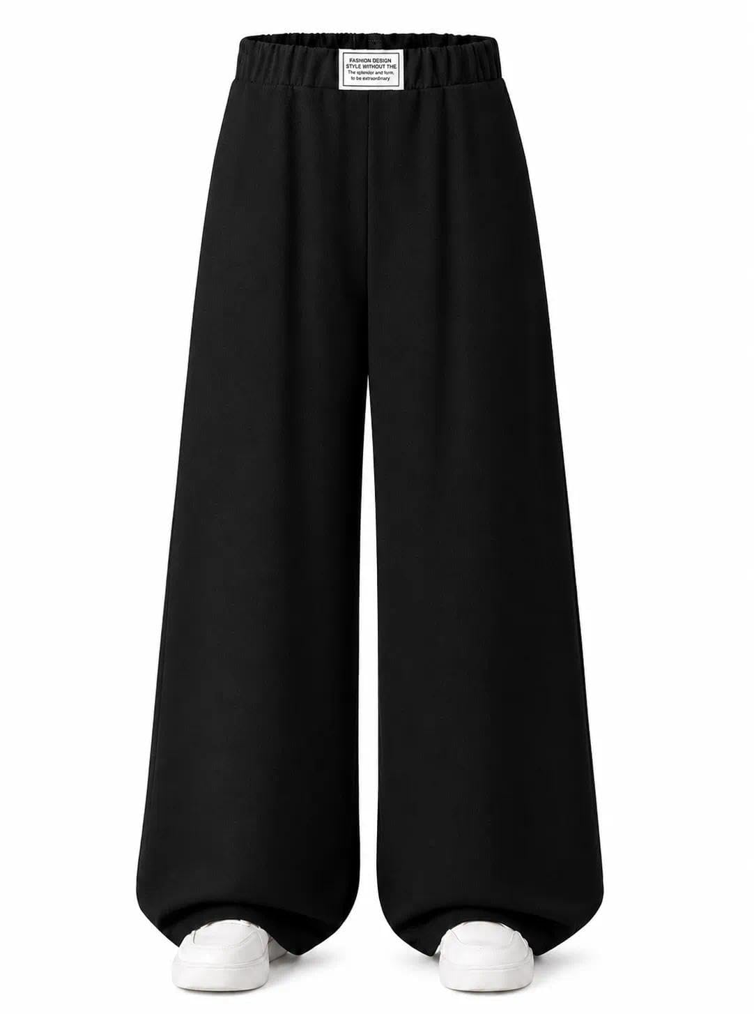 Girls Wide Leg Sweatpants Baggy Pants with Pockets