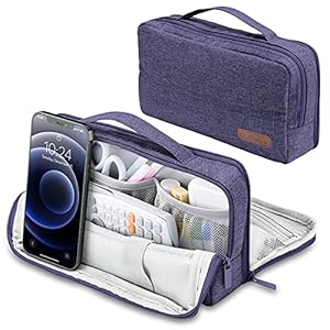 Pennenetui, staande hulp, draagbare kleurpotlodenetui, grote opbergruimte, waterdicht, potloodtas met houder voor school…