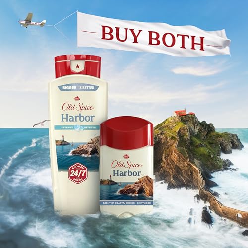 Old Spice Antiperspirant & Deodorant for Men, 24/7 Sweat & Odor Protection, 24/7 Freshness with Long Lasting Scent, Gentle on Skin, Dry Feel, Harbor with Coastal Breeze Scent, 2.6 oz (Pack of 3) - image 8