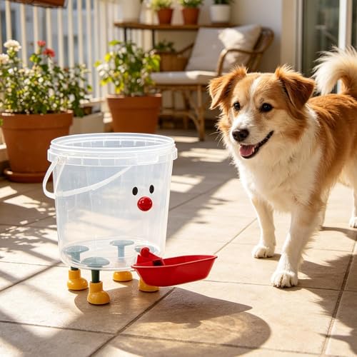 Distributeur d'eau pour chien avec motif - Accessoire déco maison et abri - 7