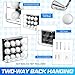 SiliFine Acrylic Golf Ball Display Case Wall Mounted Golfball Holder 3 Layer Clear Display Box for 12 Balls, Cabinet Showcase Shelf for Collections Memorabilia Storage