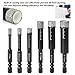 Acuirw Diamond Drill Bits Set, 5/6/6/8/10/12/14 mm Dry brazing Hole Opener, Multifunctional Marble Tiles vitrified Brick All-Ceramic Hole Hexagonal Handle Pneumatic Batch Drill bit. (6+8+10+12+14 mm)