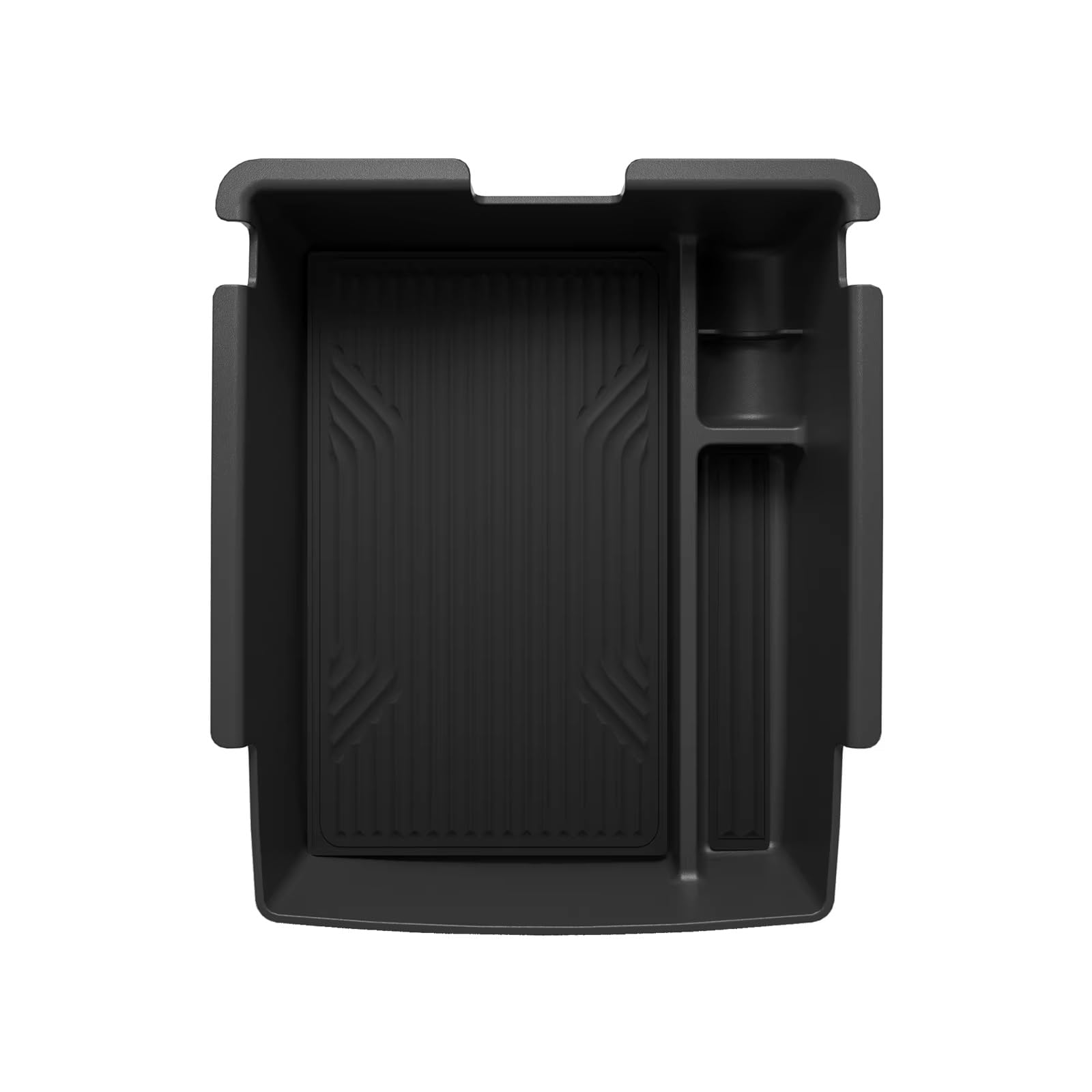 SZTMYVUW Interior Storage Box Compatible With Kia K4 2025 US Version Only Armrest Storage Box Car Center Console Tray Organizers Accessories Stowing Tidying ABS Black