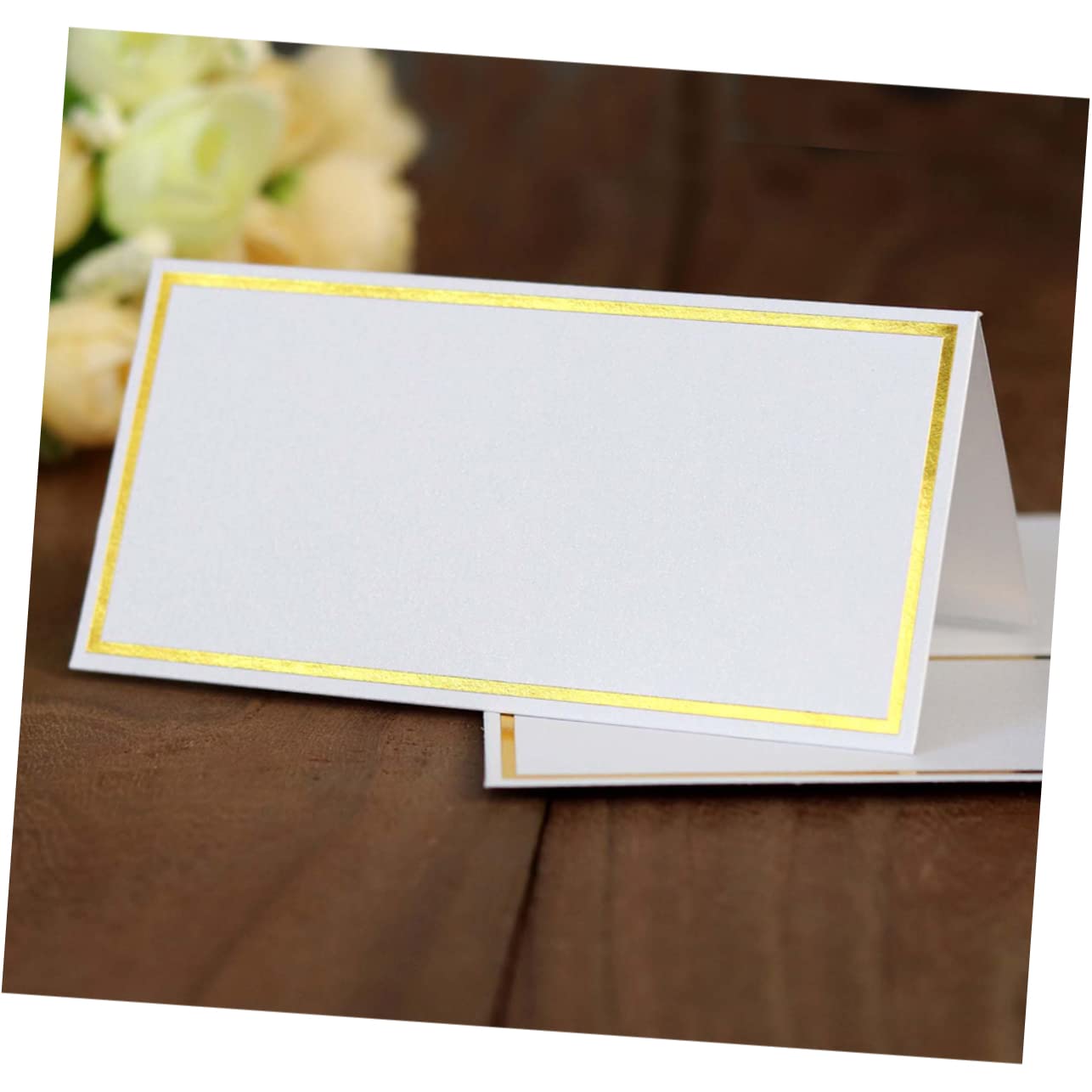 jojofuny 3 Set Di Semplici Segnaposto Vuoti Per Matrimoni Eleganti Fogli Di Biglietti Di Auguri Per Banchetti 50 Pezzi*3