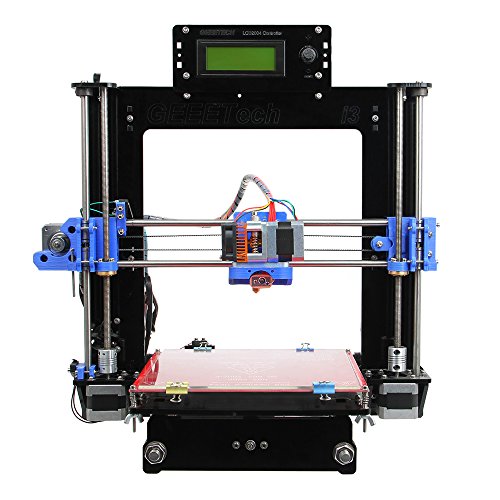 Geeetech Unassembled Full Black Color ,Acrylic Quality, High Precision, Prusa Mendel I3 3D Desktop Printer #TOP2