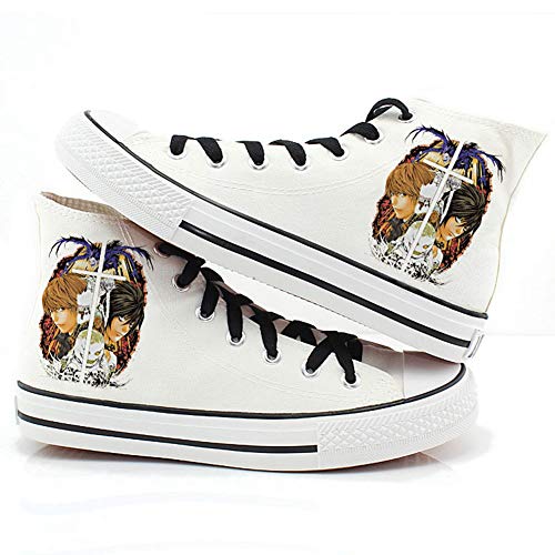 Wen zapatos pintados a mano con diseño personalizado Death Note para hombre  y mujer, zapatillas de lona negras de alta calidad, regalos de cumpleaños  para niños y niñas|sneakers wallpaper|gift bags and ribbonsneaker