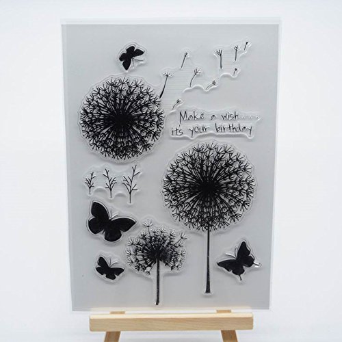 Welcome To Joyful Home 4 Different Floral Tree Rubber Clear Stamp For Card Making Decoration And Scrapbooking #TOP3