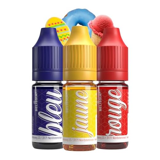 V2 Vape Food Color extrêmement Haut concentré, Liquide pour colorer Les Boissons, la pâte, Les nappages et Tous Les Autres Aliments Set de 3 Couleurs