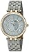 Anne Klein Women's AK/2620GYGB Swarovski Crystal Accented Gold-Tone and Grey Resin Bracelet Watch