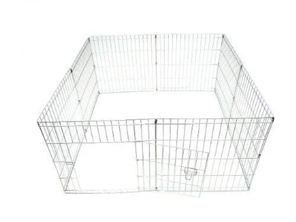 Ellie-Bo Easy-Up Laufstall, für Welpen und Kaninchen, 8-teilig, 61 cm hoch