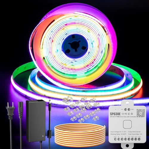 Tira de LED RGB Smart IC COB 5 m PAUTIX miniatura 1