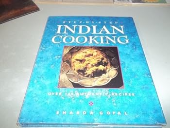 Hardcover Step-by-step Indian cooking Book