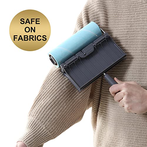 Fedicelly Lint Rollers Pet Hair Extra Sticky Furniture,Cat Dog Hair Remover Laundry Clothes Carpet, 6.3 Inches Wider With 640 Sheets Large Lint Remover Brush For Couch #TOP5