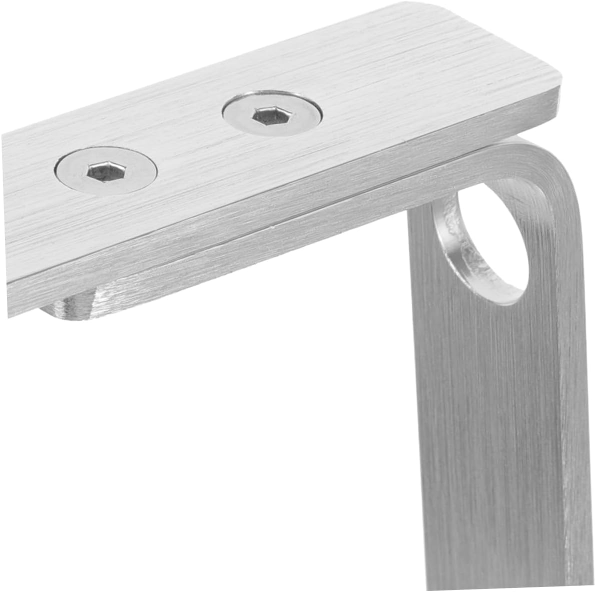 2pcs Fish Tank Light Stand Aquarium Light Bracket for Effortless Setup Aluminum Alloy Support for Glass Silver Black