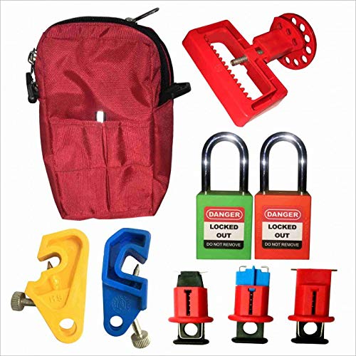 Lockout Tagout Red Pouch Loto Kit-75 Set Of 1 Safety House loto ...