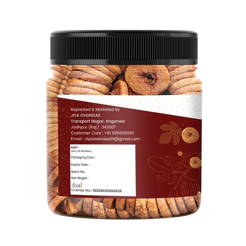 Image of MarwarBites Premium Dried Afghani Anjeer 1KG | Soft Juicy Figs Dry Fruit | No Added Sugar | Rich Source Of Fiber | Low in Fat | Healthy Snack Jar Pack