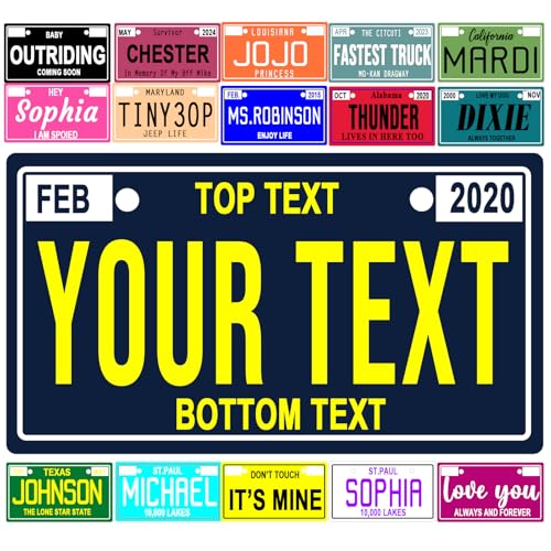 Custom Mini License Plate - Design Your Own Car Plates
