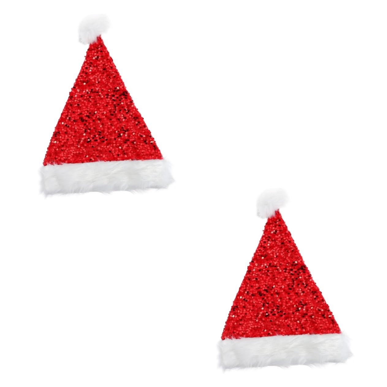 Abaodam 2 Piezas Sombrero De Santa Sombreros De Navidad Gorro Navideño Sombrero De Navidad De Peluche Sombrero De Navidad Para Niños Objetos Decorativos Adulto Tela
