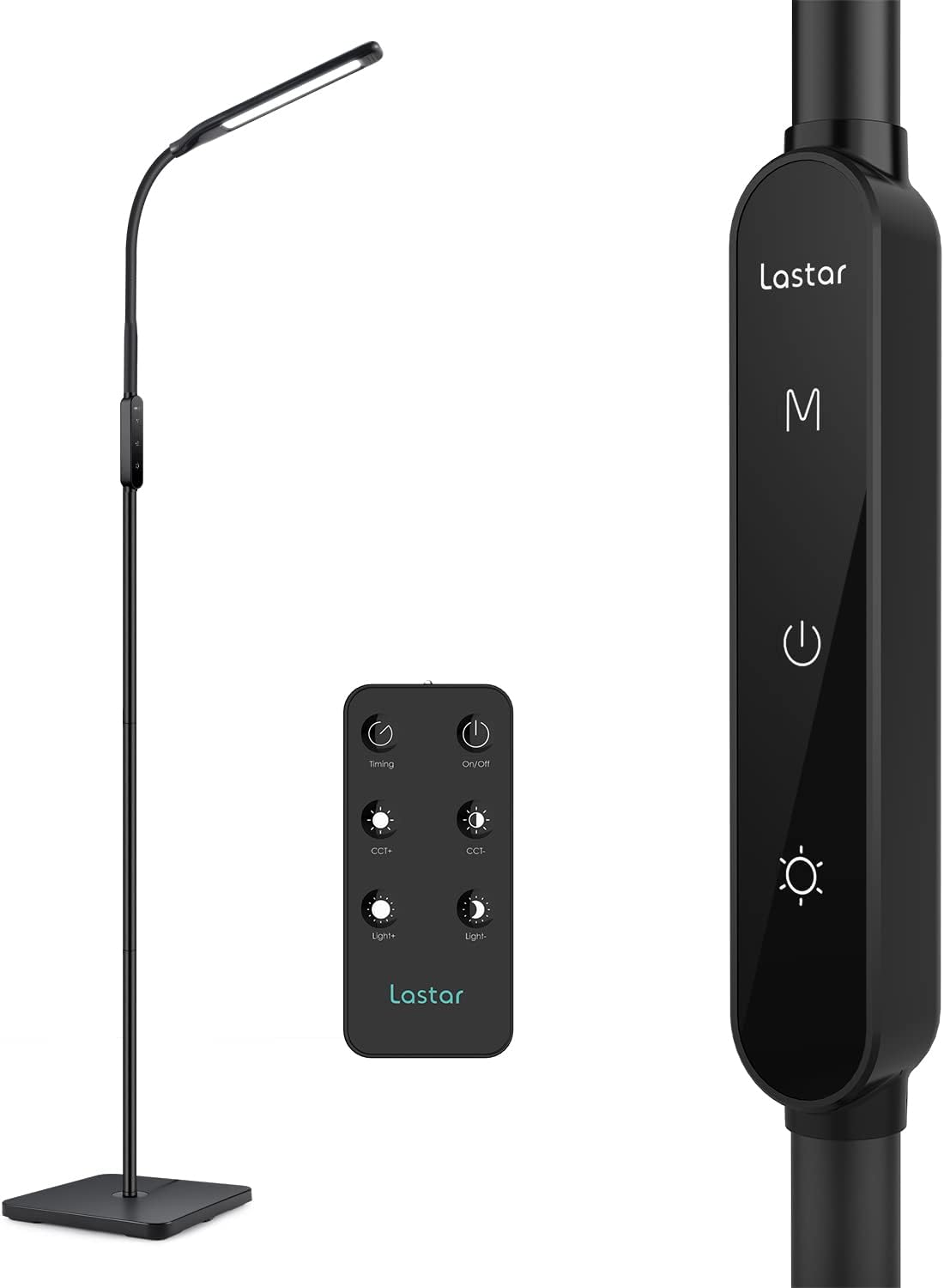 LED Floor lamp, Floor Lamps for Living Room with Remote Control