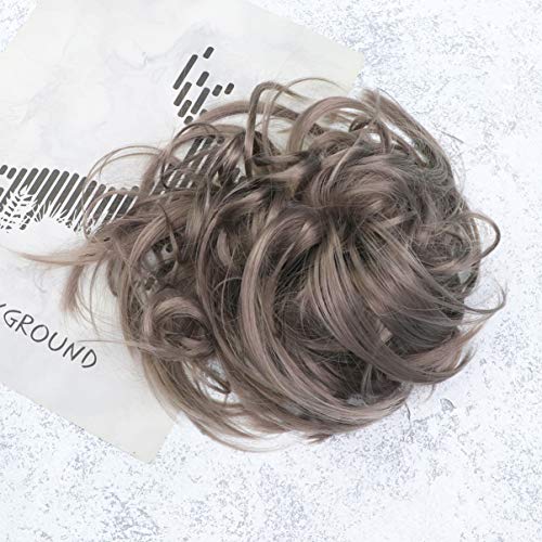 FRCOLOR 2 Pcs Perucas de Rabo de Cavalo Extensíµes de Coque de Cabelo Perucas de Cabelo Laços de Cab
