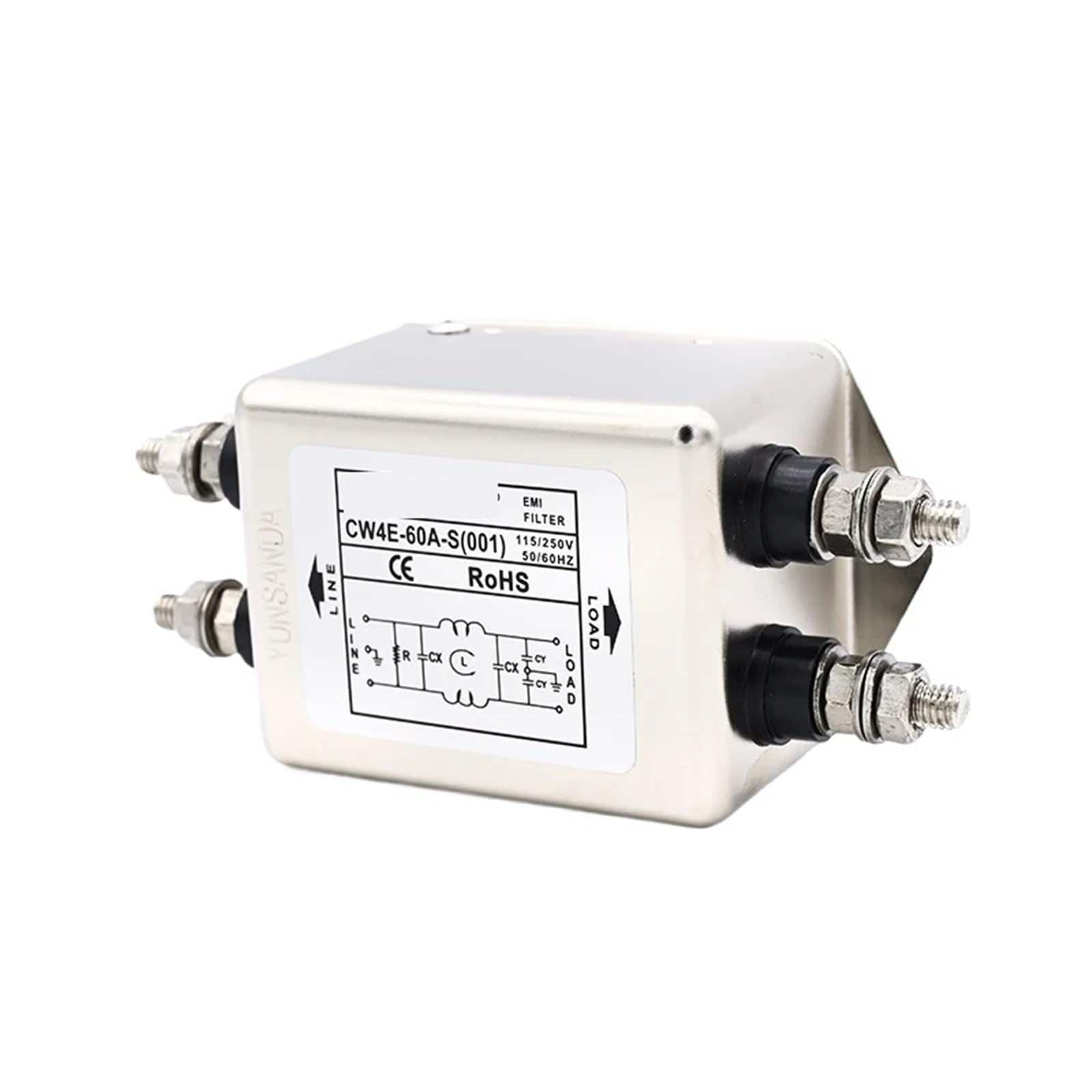 Filtro purificador monofásico 220V para solucionar interferencias de audio y video 2