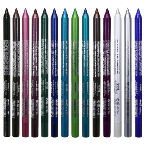 Set de 14 delineadores glitter resistentes al agua miniatura 1