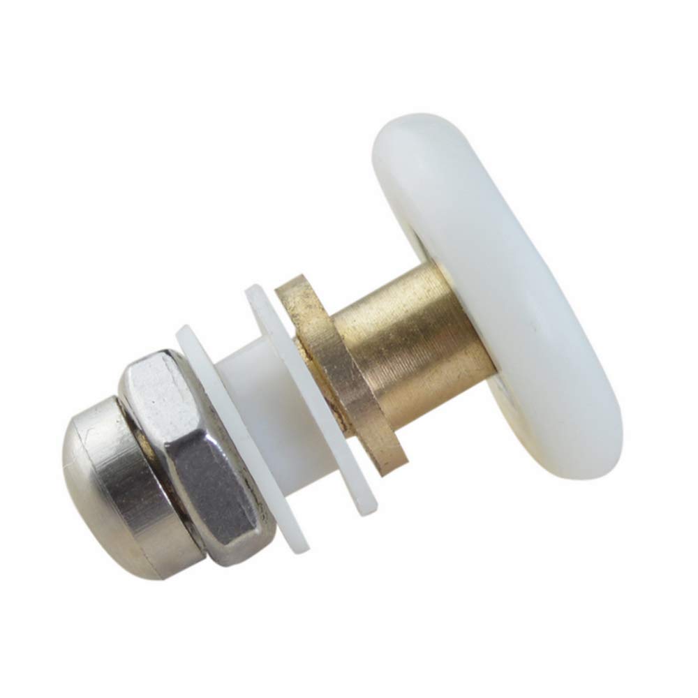 8 stks Douche Deur Katrol ABS Zinklegering Glijdende Glas