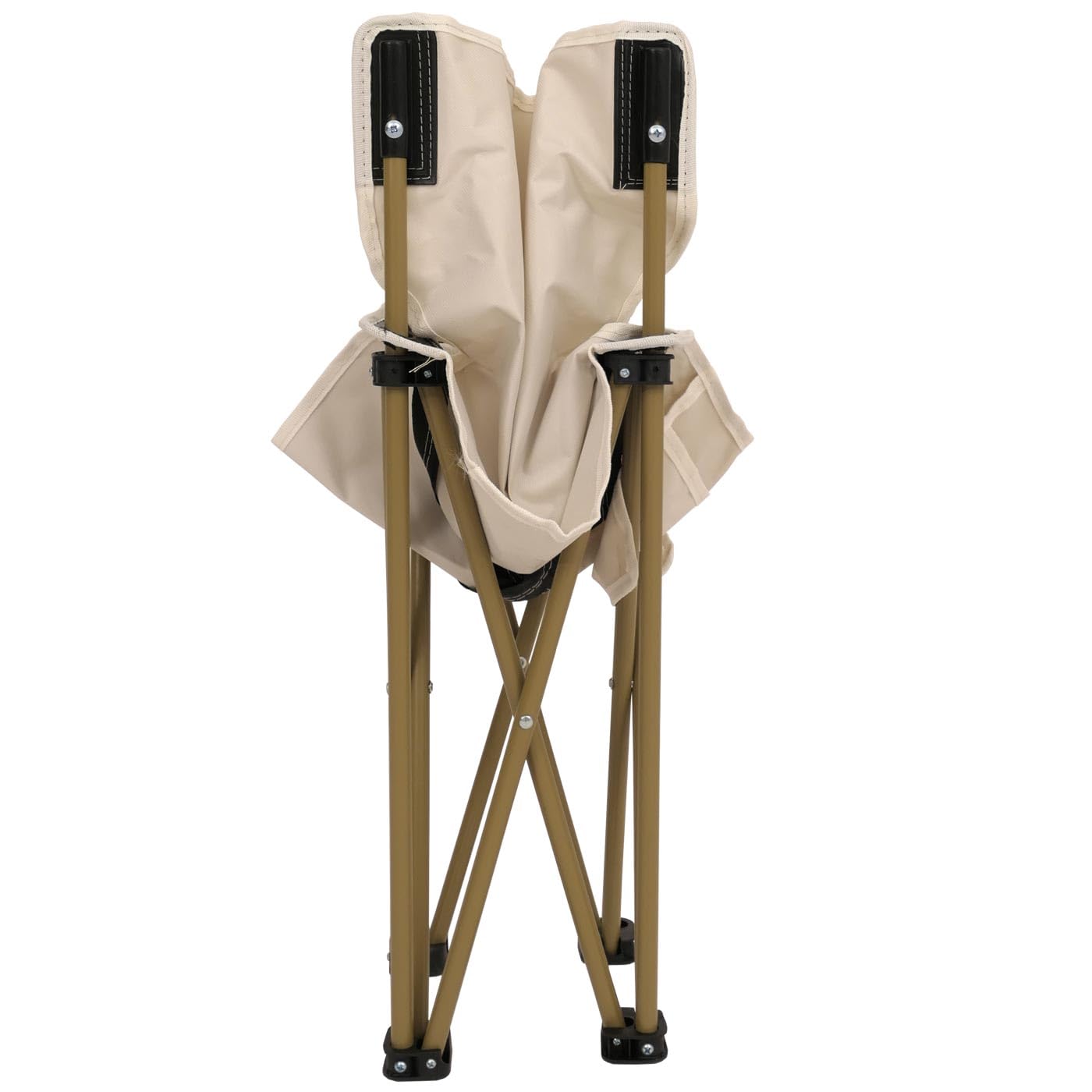 Set da campeggio HWC-N50, tavolo pieghevole 4x sedie pieghevoli sedia da pesca, con borsa, metallo - bianco