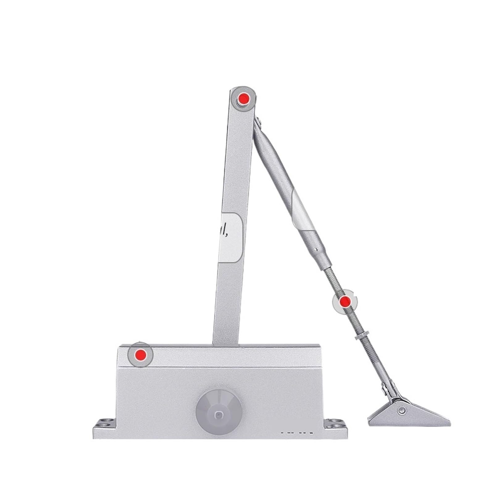 Équipement de fermeture de porte automatique gris