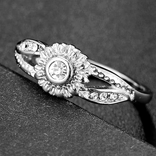 Jude Jewelers Stainless Steel Hammered Sun Flower Style Wedding Engagement Statement Promise Anniversary Holiday Ring3