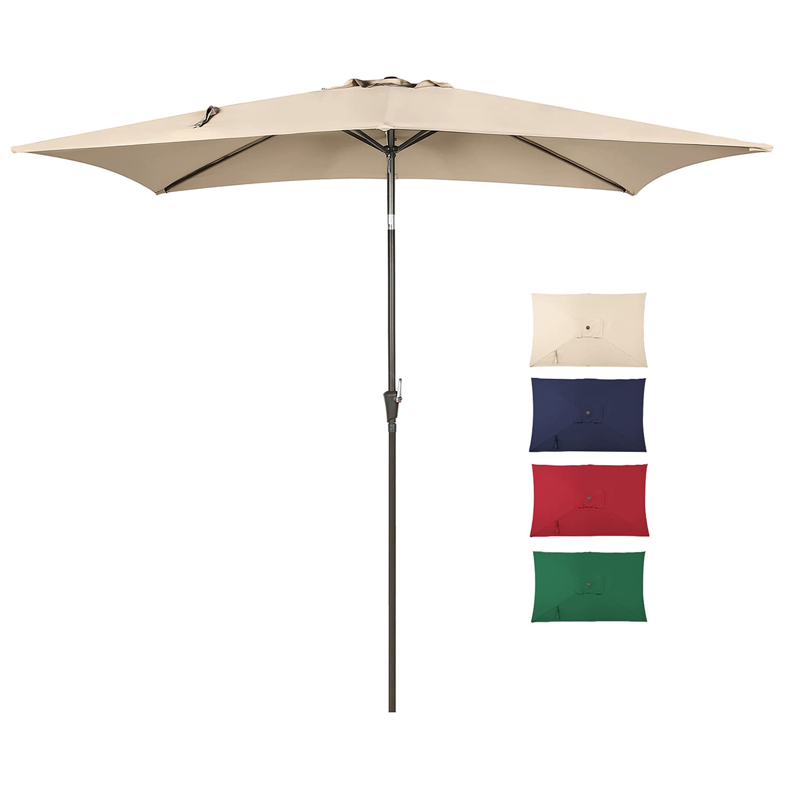 Buy HOPEHOME 9ft Patio Umbrella HeavyDuty Round Outdoor Market Patio