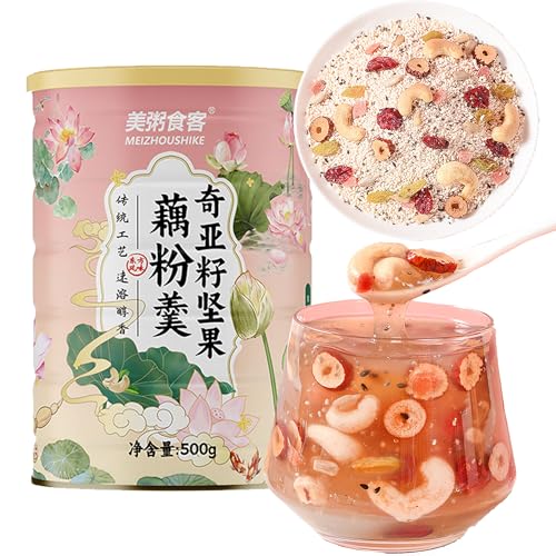 Lotus Root Powder Mix Chinese Soup,Chia Seeds And Nuts Brewing