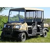 KUB140-TCA-BLK Heavy Duty Soft Top for 2009-2016 Kubota RTV 1140 4-Seater Models