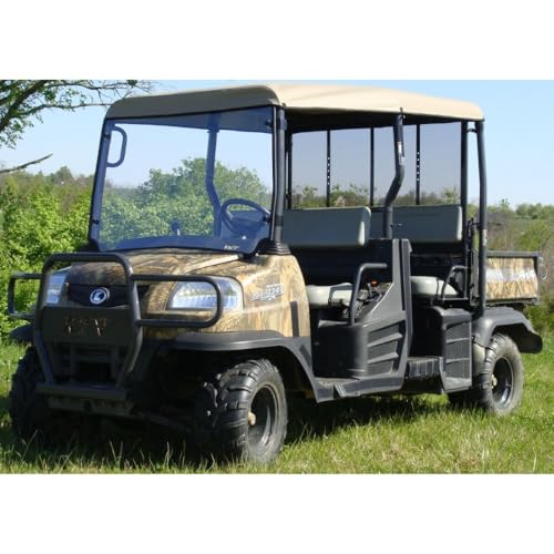 KUB140-TCA-BLK Heavy Duty Soft Top for 2009-2016 Kubota RTV 1140 4-Seater Models