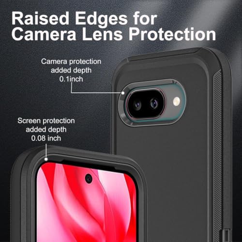 Coque Google Pixel 9a évitez les écrans brisés grâce au pack antichoc 3 en 1 intégral - 3