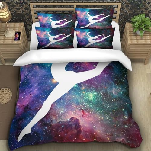 Housse de couette microfibre de qualité silhouette de danseuse - 5