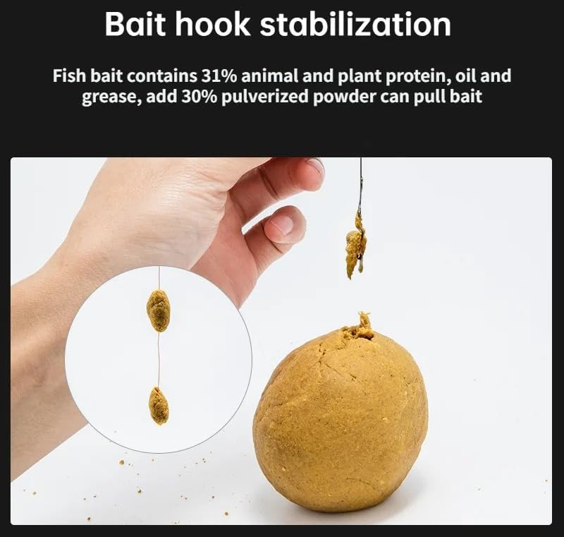 Pack of 1 Fishing Lure 500g Attraction Powder Bait Fishing Attractant Bait for Carp Grass Carp Crucian Fishing